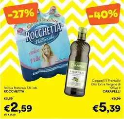 Unes Acqua Naturale ROCCHETTA offerta