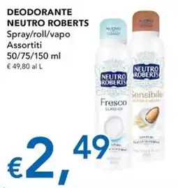 Migross Superstore Deodorante Neutro Roberts offerta