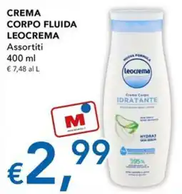 Migross Superstore Crema corpo fluida leocrema offerta