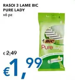 Migross Superstore Rasoi 3 lame Bic Pure Lady offerta
