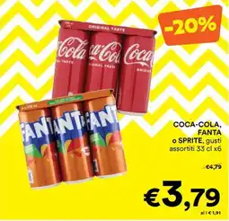 Unes Coca-Cola, Fanta o Sprite offerta