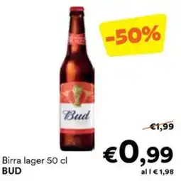 Unes Birra lager BUD offerta
