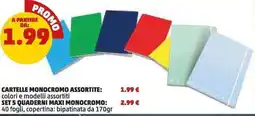 PENNY Cartelle monocromo assortite offerta