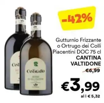 Gutturnio Frizzante o Ortrugo dei Colli Piacentini DOC