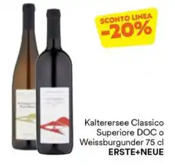 Unes Kalterersee Classico Superiore DOC o Weissburgunder offerta