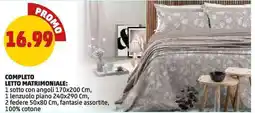 PENNY Completo letto matrimoniale offerta