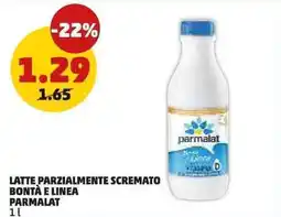 PENNY Latte parzialmente scremato Bontà e Linea Parmalat offerta