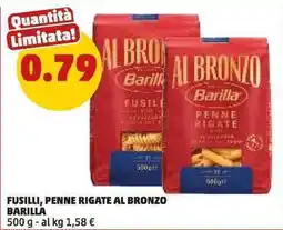 PENNY Fusilli, Penne Rigate al Bronzo Barilla offerta
