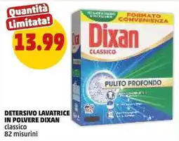 PENNY Detersivo lavatrice in polvere Dixan classico offerta