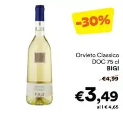 Unes Orvieto Classico DOC BIGI offerta