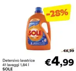 Unes Detersivo lavatrice SOLE offerta
