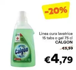 Unes Linea cura lavatrice CALGON offerta