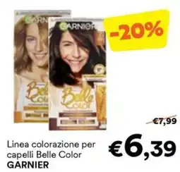 Unes Linea colorazione per capelli Belle Color GARNIER offerta