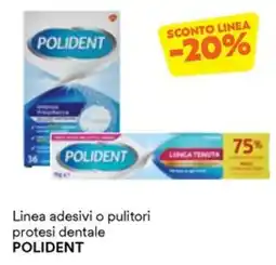 Unes Linea adesivi o pulitori protesi dentale Polident offerta