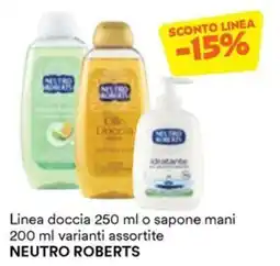 Unes Linea doccia o sapone mani Neutro Roberts offerta
