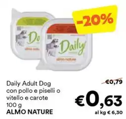Unes Daily Adult Dog ALMO NATURE offerta