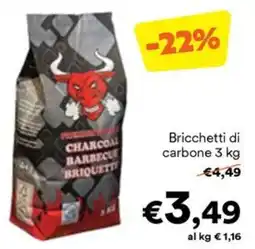 Unes Charcoal barbecue briquettes offerta