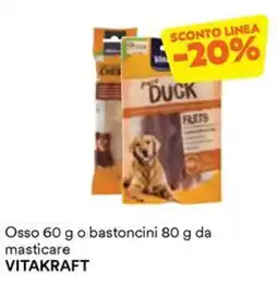 Unes Osso 60 g o bastoncini 80 g da masticare VITAKRAFT offerta