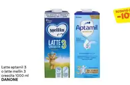 Unes Latte aptamil 3 o latte mellin 3 crescita offerta