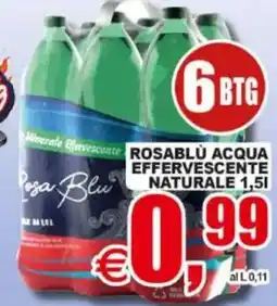 Pewex Rosablù acqua effervescente naturale offerta