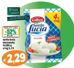 Il Castoro Supermercati Santa lucia mozzarella offerta