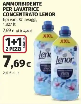 Ammorbidente per lavatrice concentrato Lenor
