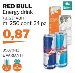 GrosMarket Red Bull Energy drink offerta
