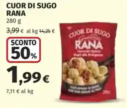 Ipercoop Cuor di sugo Rana offerta