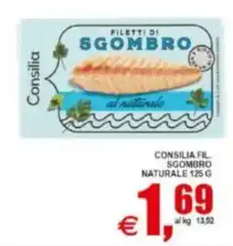 Pewex Consilia fil. sgombro naturale offerta