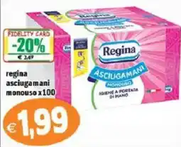 Il Castoro Supermercati Regina asciugamani monouso offerta