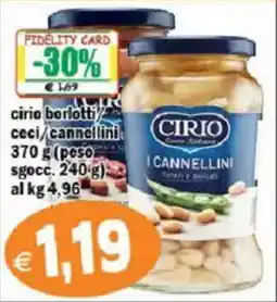 Il Castoro Supermercati Cirio cannellini offerta