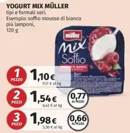 Ipercoop Yogurt mix Müller offerta