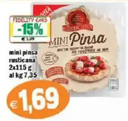 Il Castoro Supermercati Mini Pinsa rusticana offerta