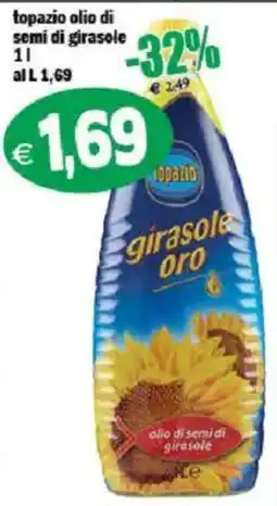 Il Castoro Supermercati topazio olio di semi di girasole offerta