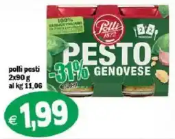 Il Castoro Supermercati Pesto genovese Polli offerta