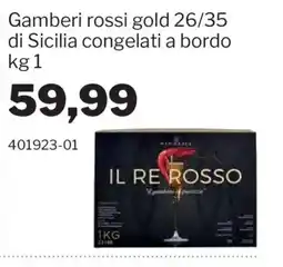 GrosMarket Gamberi rossi gold Il Re Rosso offerta