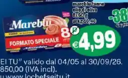 Il Castoro Supermercati Mareblu tonno offerta