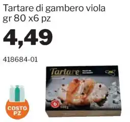 GrosMarket Tartare di gambero viola offerta