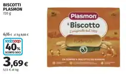 Ipercoop Biscotti Plasmon offerta