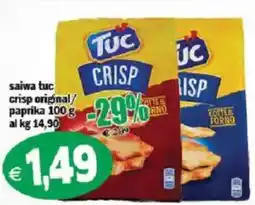 Il Castoro Supermercati Tuc crisp original offerta