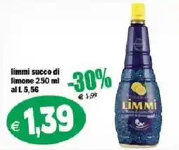 Il Castoro Supermercati Limmi succo di limone offerta