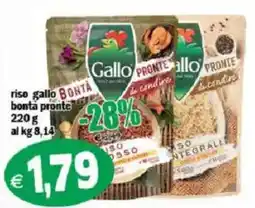 Il Castoro Supermercati Riso gallo bonta pronte offerta