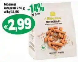 Il Castoro Supermercati i Bibanesi Integrali offerta