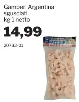 GrosMarket Gamberi Argentina sgusciati offerta
