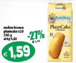 Il Castoro Supermercati Mulino Bianco PlumCake Classico offerta