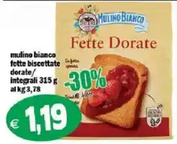 Il Castoro Supermercati Mulino Bianco Fette Dorate offerta