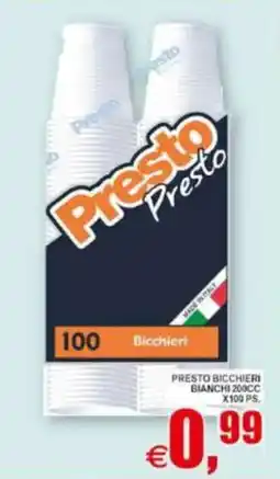 Pewex Presto bicchieri offerta