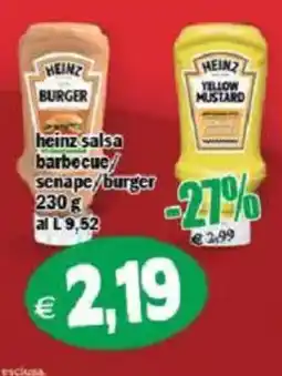 Il Castoro Supermercati Heinz salsa barbecue/burger offerta