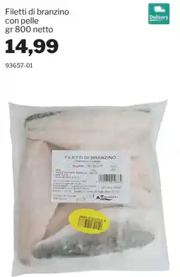 GrosMarket Filetti di branzino offerta