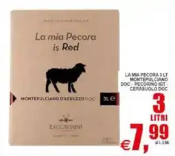 Pewex La mia Pecora is Red Montepulciano d'Abruzzo DOC offerta